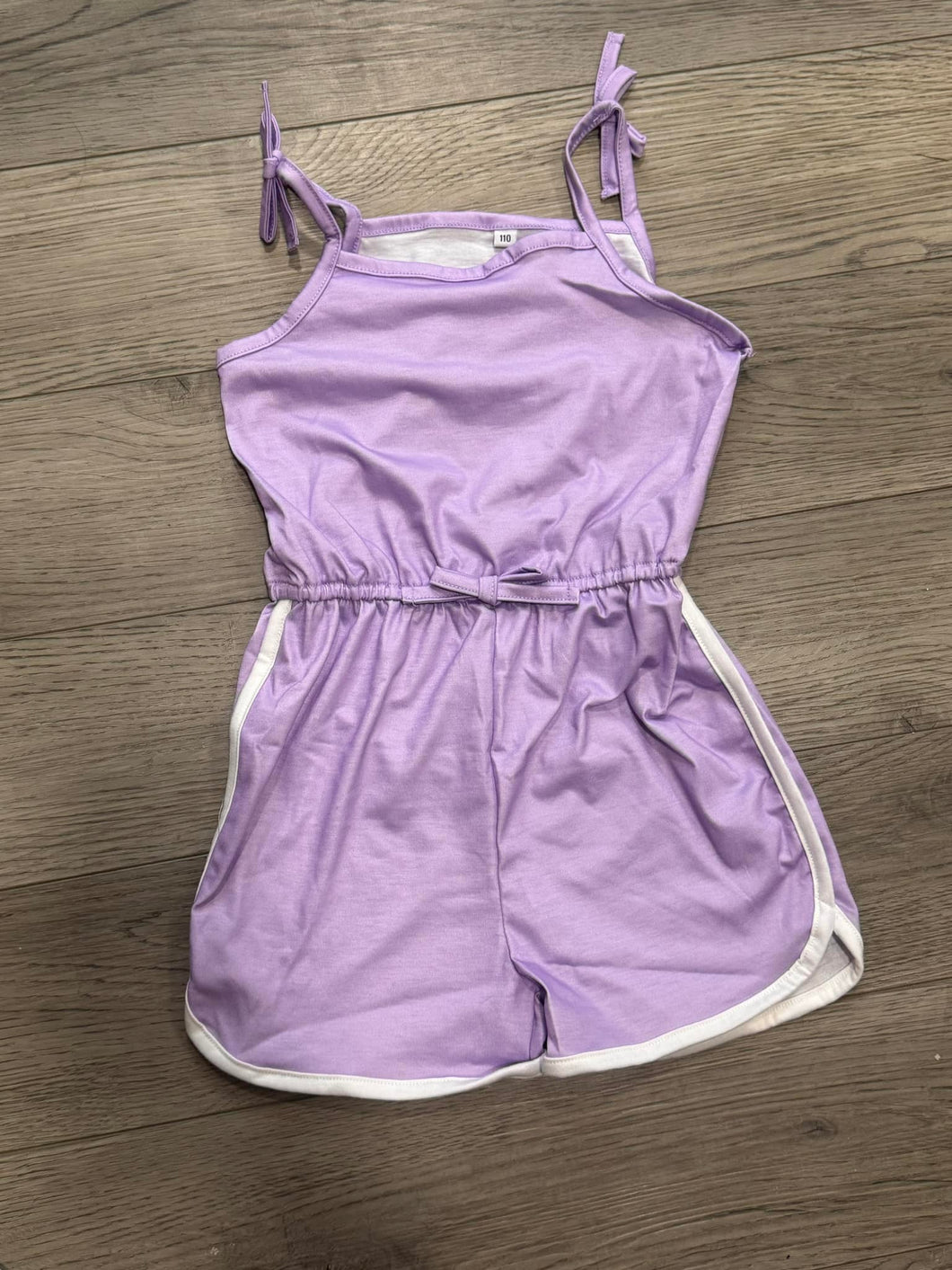 23- Girls Purple Romper