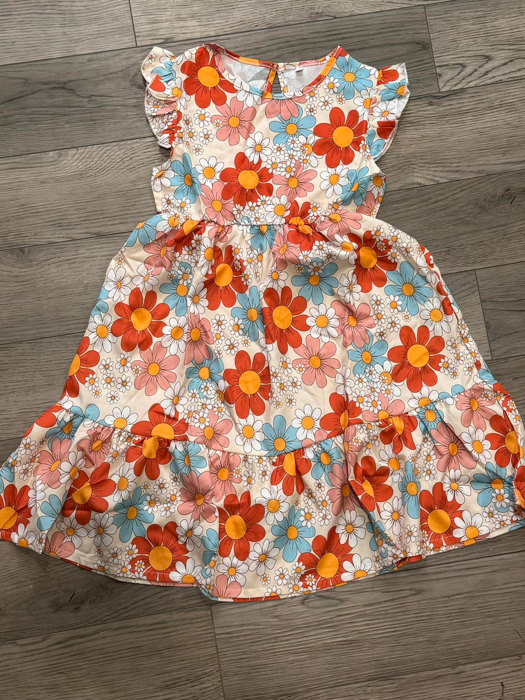 12- Girls Floral Dress