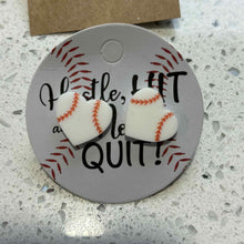 Load image into Gallery viewer, Baseball Earrings
