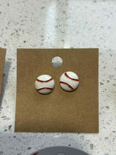Load image into Gallery viewer, Baseball Earrings
