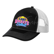 Load image into Gallery viewer, 11U- LADY BRAVES SOFTBALL- Adult Snapback Hat
