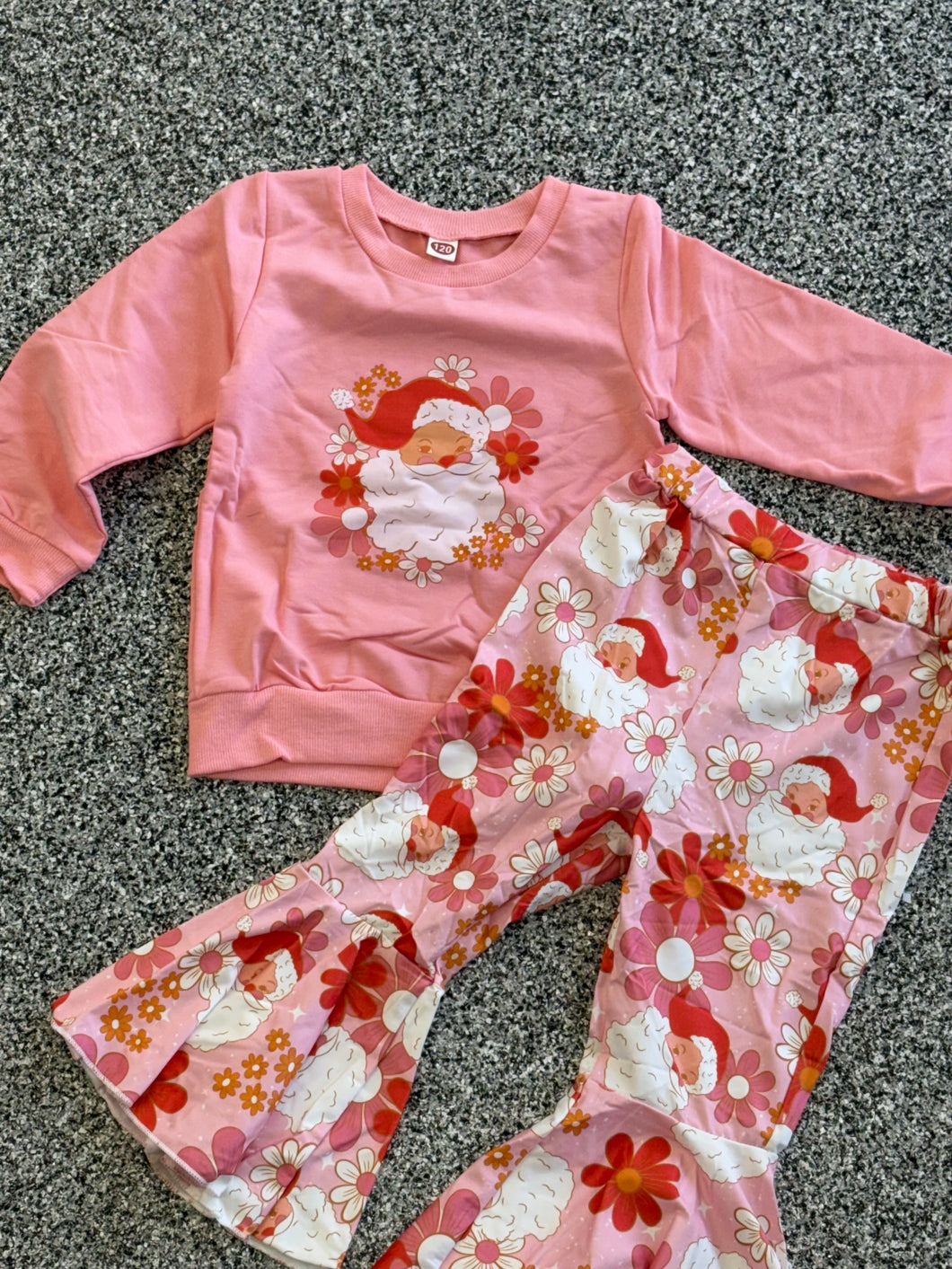 24- Pink Santa 2 Piece Set