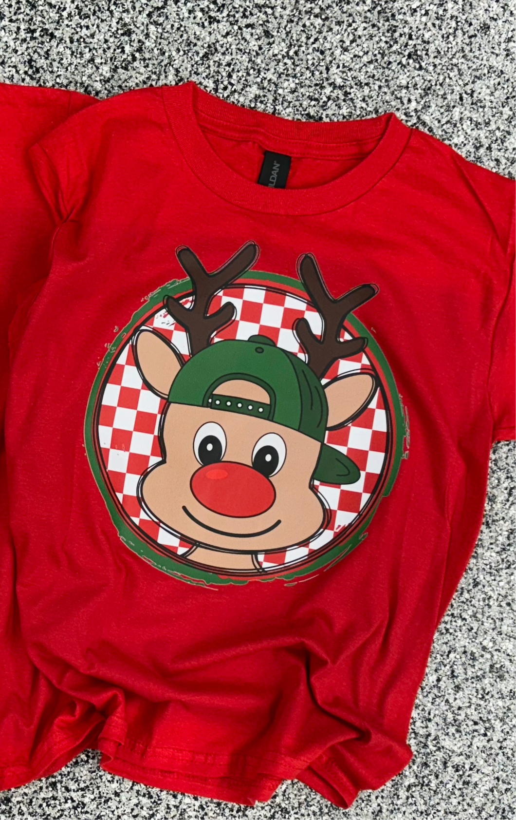 8- Boy Reindeer Tee