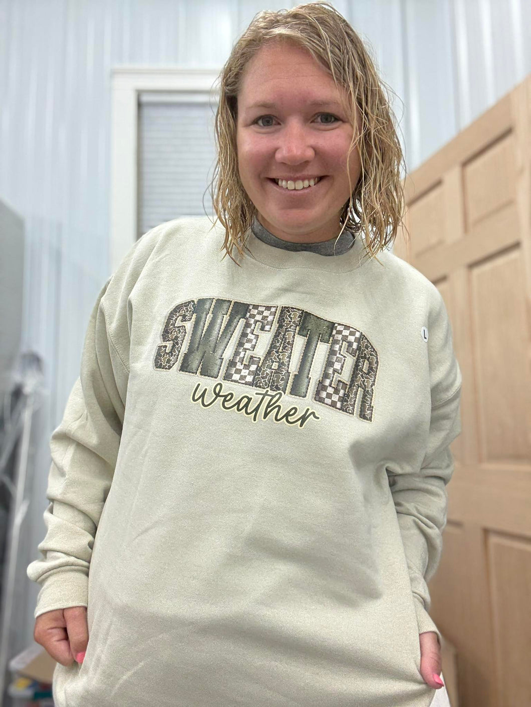 Sweater Weather Graphic Crew